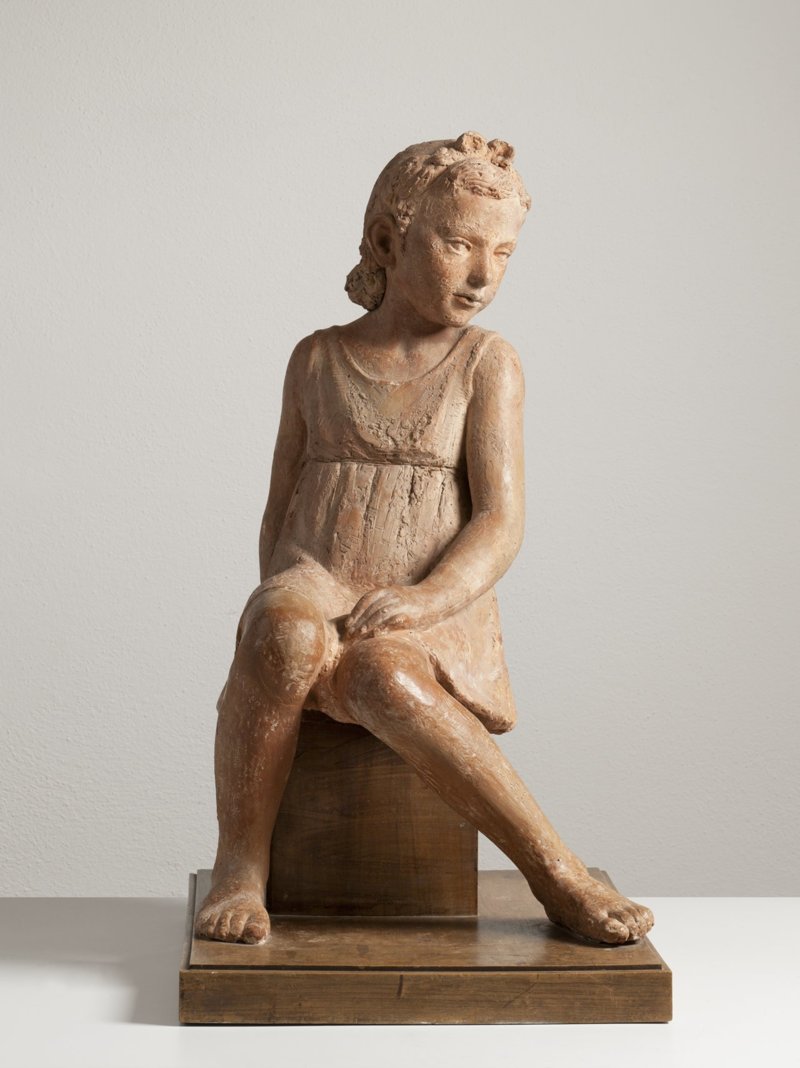 Mädchen aus Castelmassa von Raimund Mureda, 1937/38 (© Foto: Museum Gherdëina) Mädchen aus Castelmassa von Raimund Mureda, 1937/38 (© Foto: Museum Gherdëina)