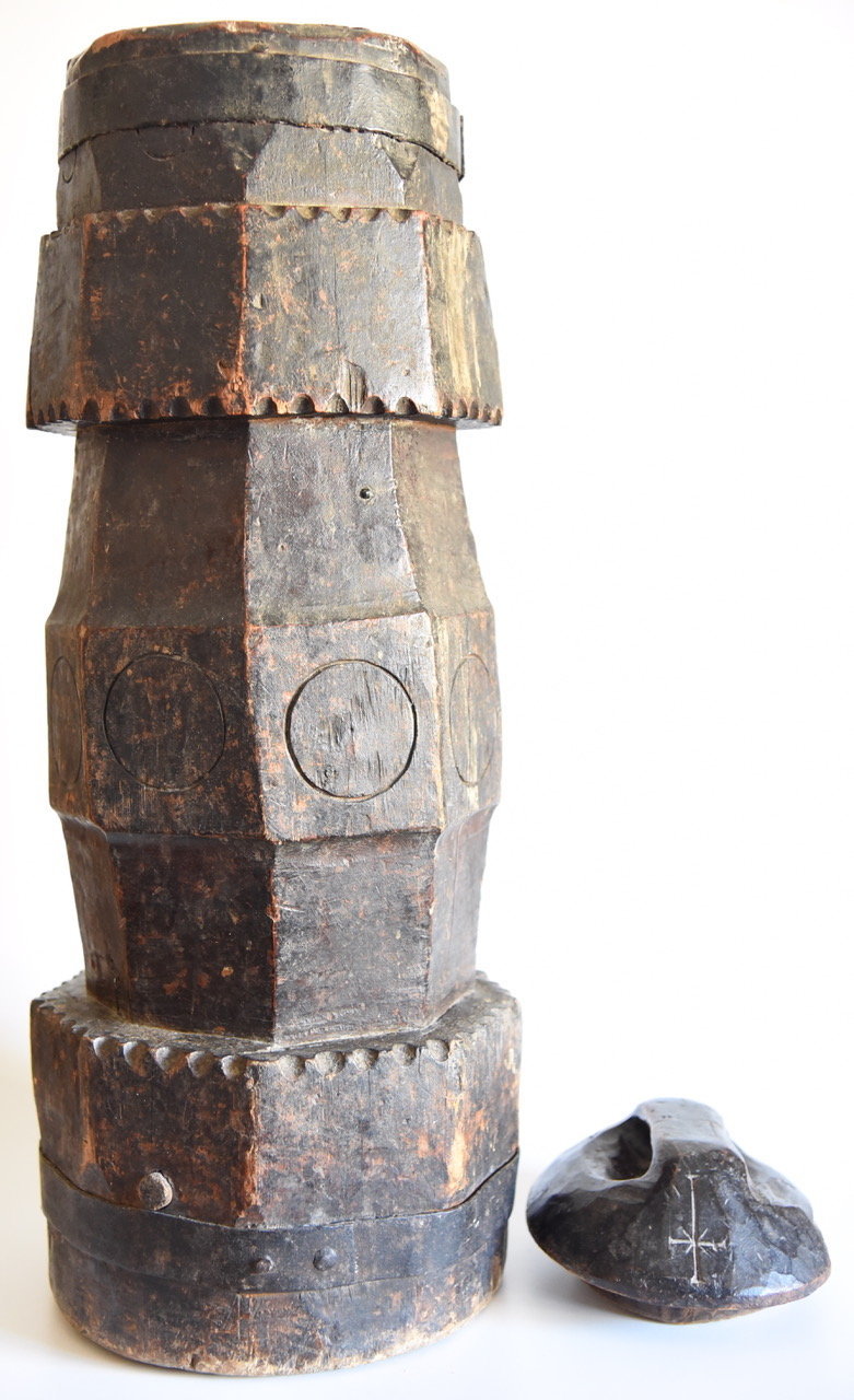 Mohnstampfe, 1800 ca. (© Foto: Museum Gherdëina)