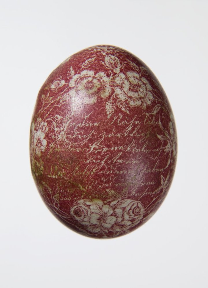 Il prezioso uovo di Pasqua del 1869. © Foto: Museum Gherdëina, Augustin Ochsenreiter Il prezioso uovo di Pasqua del 1869. © Foto: Museum Gherdëina, Augustin Ochsenreiter