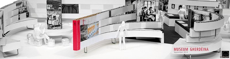 Model dl cunzet dla mostra laurà ora dal Studio exhibit Model dl cunzet dla mostra laurà ora dal Studio exhibit